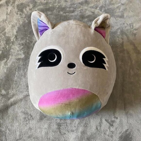 Squishmallows Other - Squishmallow Max Rainbow Raccoon Plush